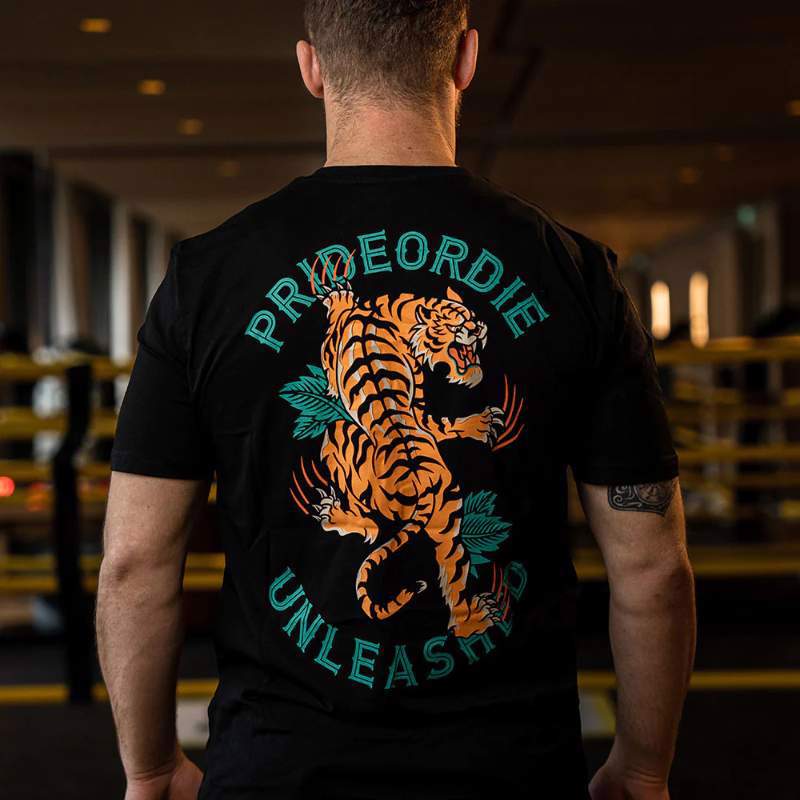 PRiDEorDiE Unleashed V2 T-Shirt -black